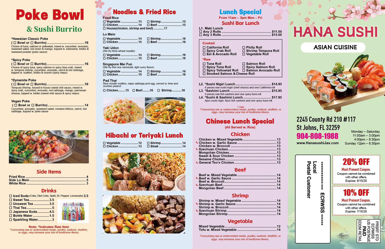 Sushi-Restaurant-Hana-Sushi-Menu-(1) Sushi restaurant Hana Sushi Menu 1 | St Johns